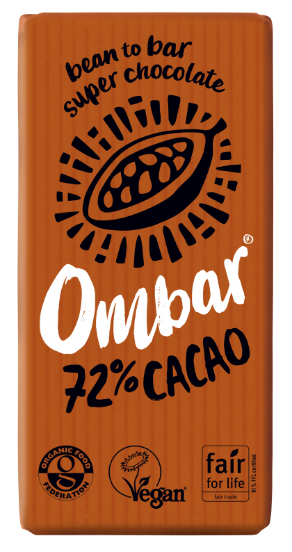 72% cacao 35gr Ombar