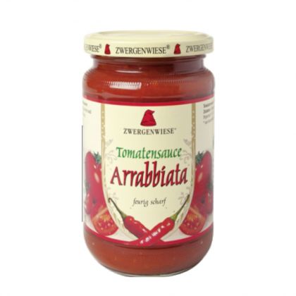 Arrabbiata tomatensaus 350gr Zwergenwiese