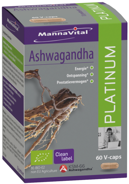 Ashwagandha platinum 60 v-caps Mannavital