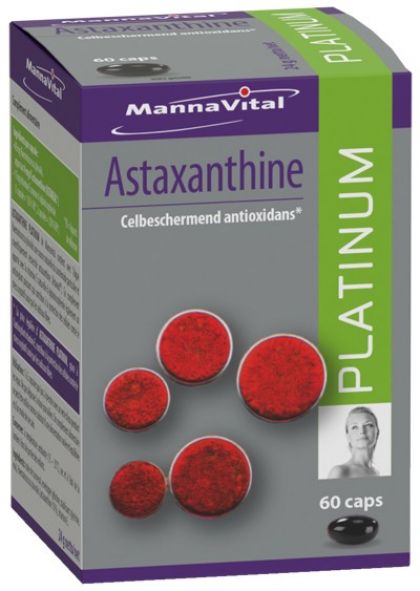 Astaxanthine platinum 60 caps Mannavital