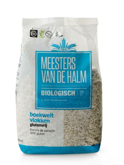 Boekweitvlokken 500gr De Halm