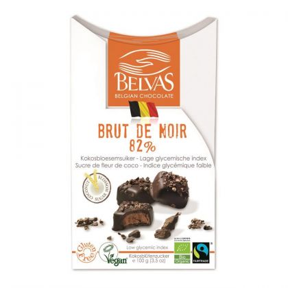 Brut de noir 82% 100gr Belvas