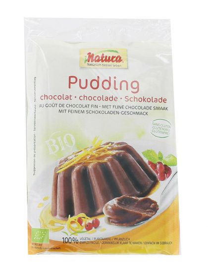 Chocolade pudding 3x50gr Natura