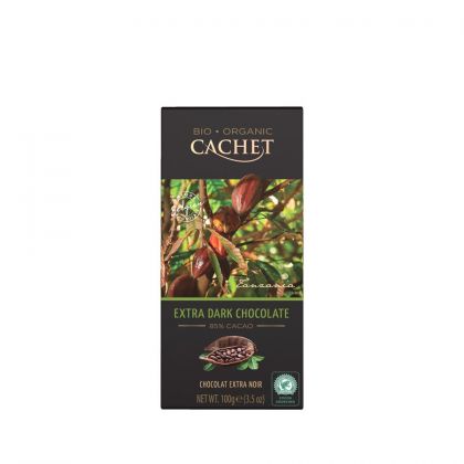 Chocolade puur 85% 100gr Cachet