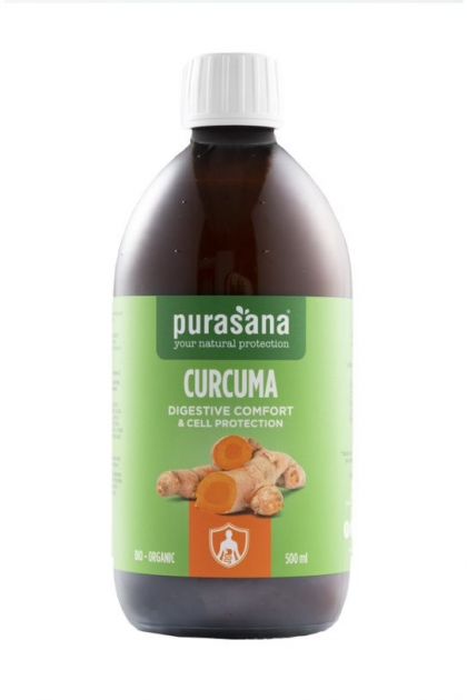 Curcuma digestive comfort 500ml Purasana