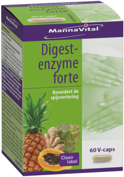 Digest enzyme forte 60 v-caps Mannavital