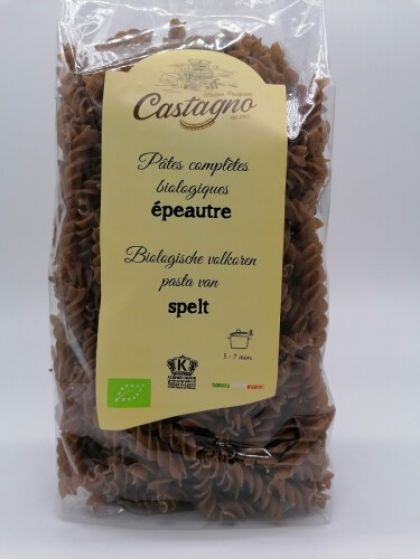 Fusilli spelt volkoren 500gr Castagno