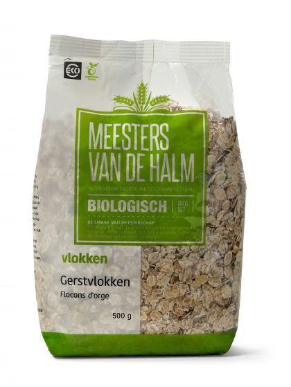 Gerstvlokken 500gr De Halm