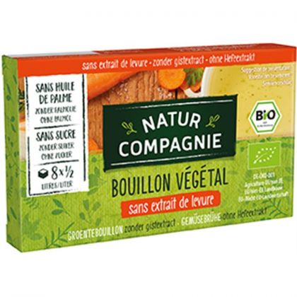 Groentebouillon blokjes gistvrij 8st Natur Compagnie