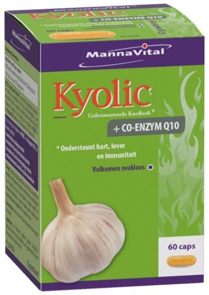 Kyolic + co-enzym Q10 60 caps Mannavital