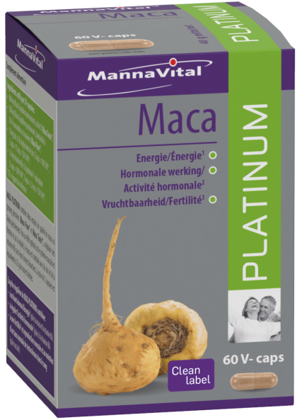 Maca platinum 60 v-caps Mannavital