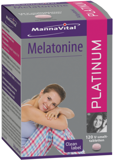 Melatonine platinum 120 v-smelttabl Mannavital