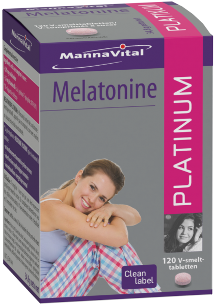 Melatonine platinum 120 v-smelttabl Mannavital