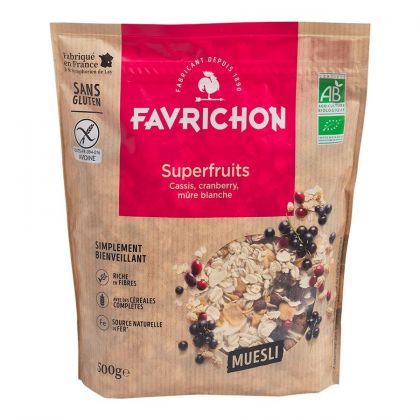 Muesli superfruits 500gr Favrichon