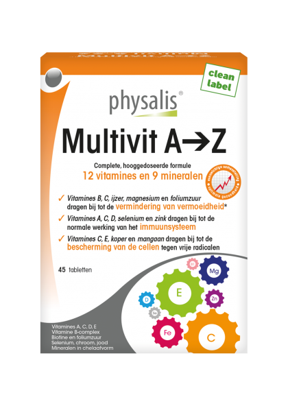 Multivit A -> Z 45 tabl Physalis