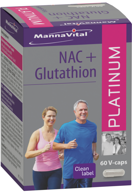 NAC + Glutathion 60 v-caps Mannavital