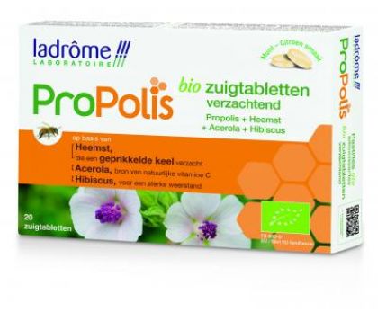 Propolis zuigtabletten 20tabl Ladrôme