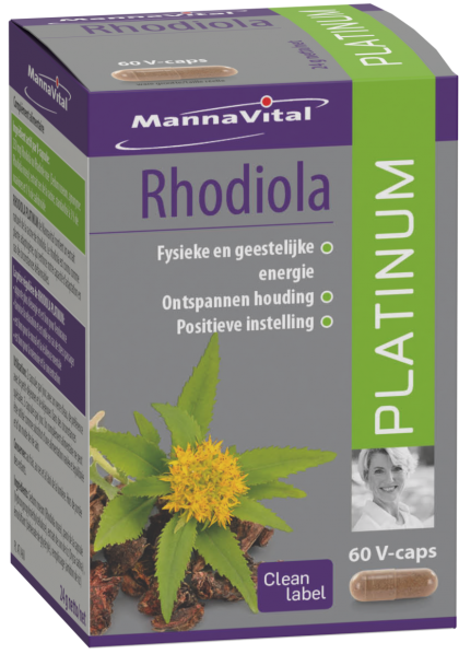 Rhodiola platinum 60 v-caps Mannavital