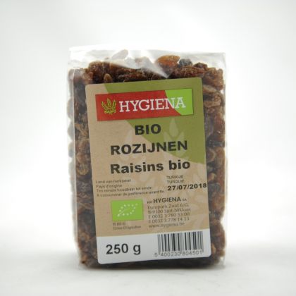 Rozijnen 250gr Hygiena