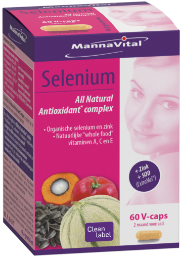 Selenium 60 v-caps Mannavital