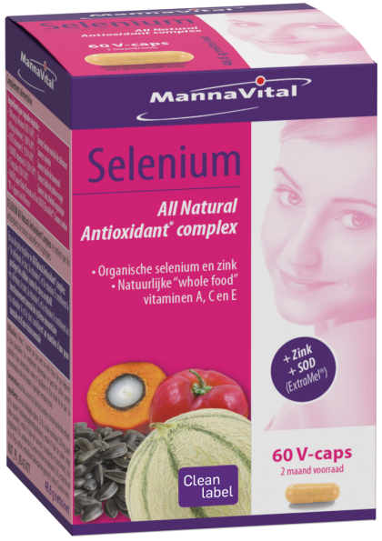 Selenium 60 v-caps Mannavital