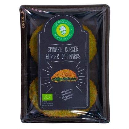 Spinazieburger 2x80gr De Paddestoel