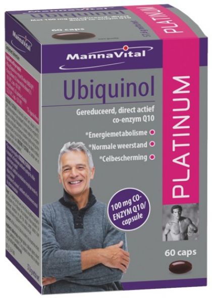 Ubiquinol platinum 60 caps Mannavital