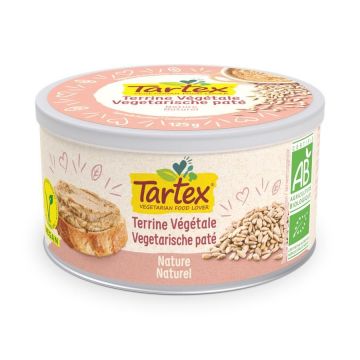 Vegetarische paté natuur 125gr Tartex