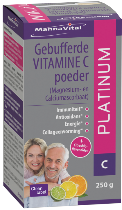 Vitamine C poeder 250gr Mannavital