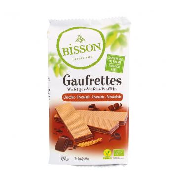 Wafeltjes chocolade 190gr Bisson