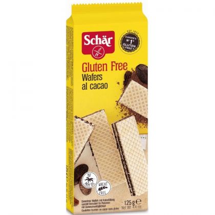 Wafers al cacao 125gr Schär